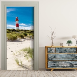 Tuertapete - LEUCHTTURM - grafik
