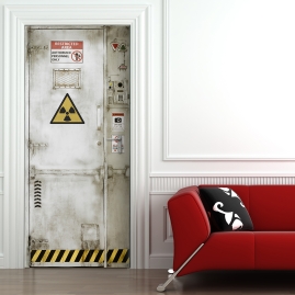 Tuertapete - GEFAHRENZONE - grafik