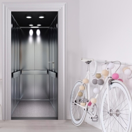 Tuertapete - FAHRSTUHL AUFZUG Lift - grafik