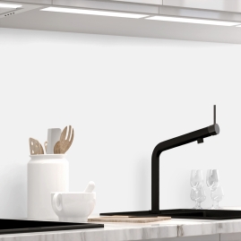 Kuechenrueckwand - PURE WHITE - grafik