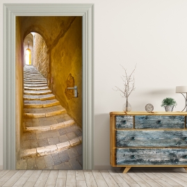 Tuertapete - TREPPE ZUM LICHT - grafik