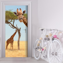 Tuertapete - GIRAFFE - grafik
