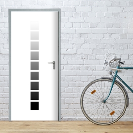 Tuertapete - WEISSE GLASTUER  - grafik