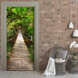 Tuertapete - SEILBRueCKE  - grafik