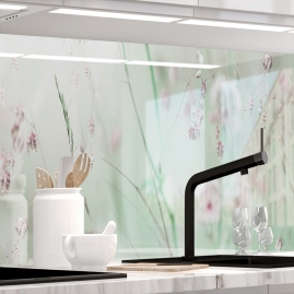 Kuechenrueckwand - WILDBLUMENWIESE - grafik