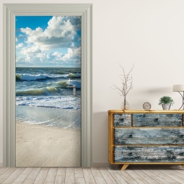 Tuertapete - WIND & WELLEN - grafik