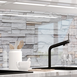 Kuechenrueckwand - BRUCH STEINWAND - grafik