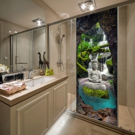 Tuertapete - BUDDHA SEERUHE - grafik