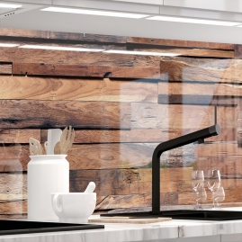 Kuechenrueckwand - IRISH WOOD - grafik