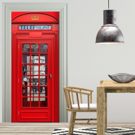 Tuertapete - LONDON TELEFONZELLE - grafik