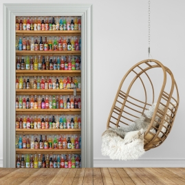 Tuertapete - GETRaeNKEFLASCHEN - grafik