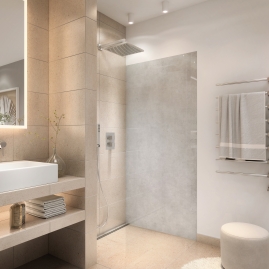 Duschrueckwand - BETON - grafik