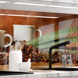 Kuechenrueckwand - PURE COFFEE - grafik