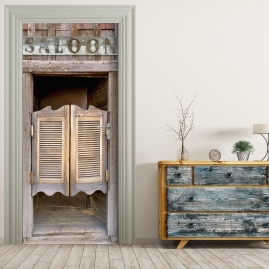 Tuertapete - SALOON - grafik