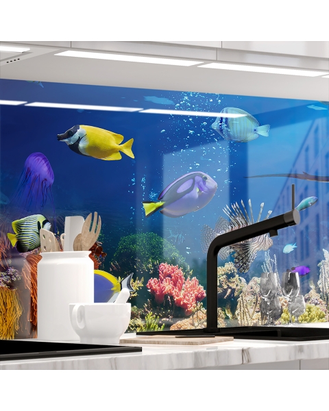Kuechenrueckwand - UNTERWASSER - grafik