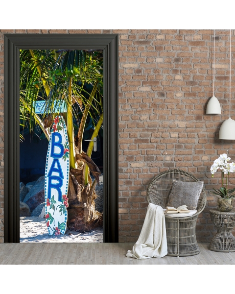 Tuertapete - STRAND BAR - grafik