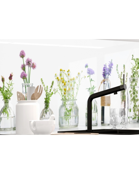 Kuechenrueckwand - KRaeUTERGLaeSER - grafik