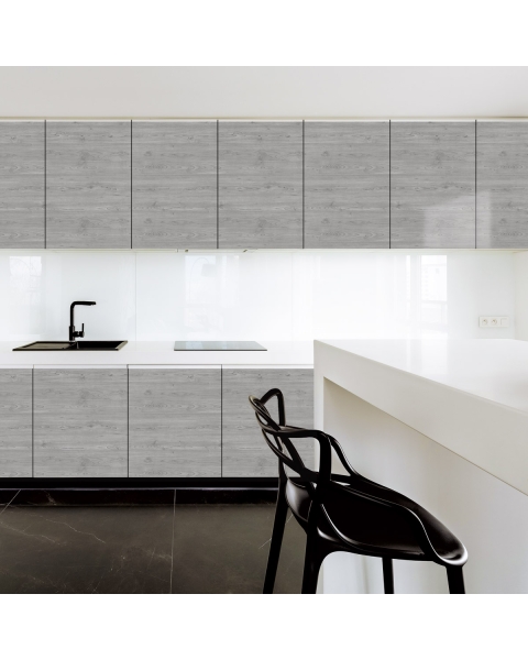 Moebelfolie - KIEFER LICHTGRAU (12,49 €/m²) - grafik