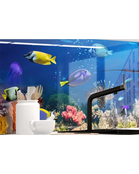 Kuechenrueckwand - UNTERWASSER - grafik