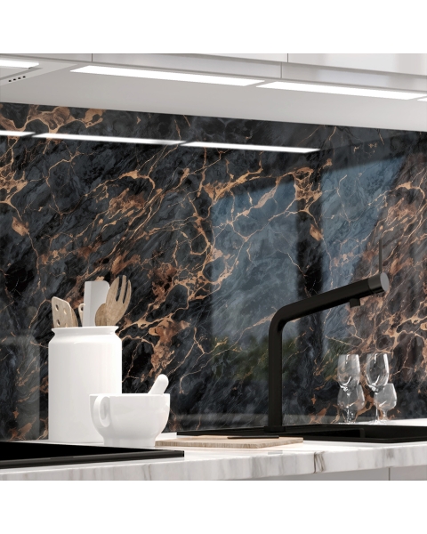Kuechenrueckwand - MARMOR KUPFER - grafik