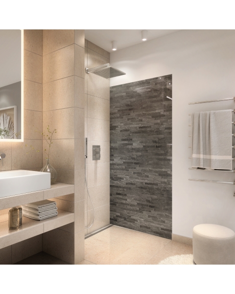 Duschrueckwand - STEINWAND LUXURY - grafik