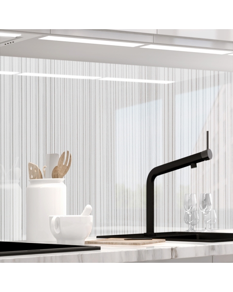 Kuechenrueckwand - FEINE LINIEN - grafik