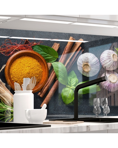 Kuechenrueckwand - GEWueRZSCHALEN - grafik