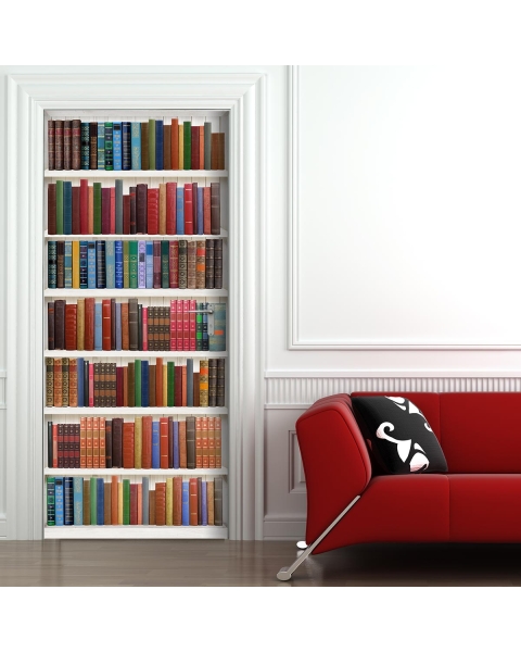 Tuertapete - BueCHERREGAL - grafik