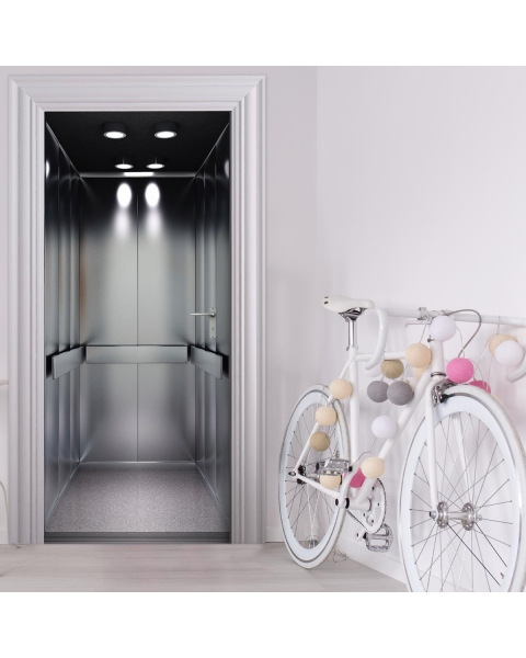 Tuertapete - FAHRSTUHL AUFZUG Lift - grafik