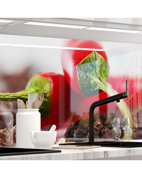 Kuechenrueckwand - HOT CHILI - grafik