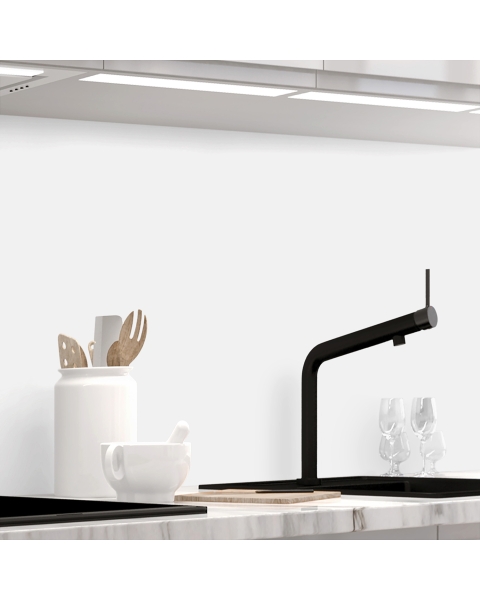 Kuechenrueckwand - PURE WHITE - grafik