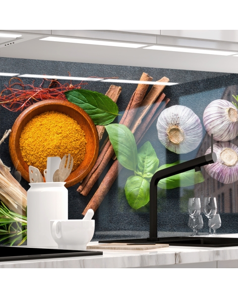 Kuechenrueckwand - GEWueRZSCHALEN - grafik