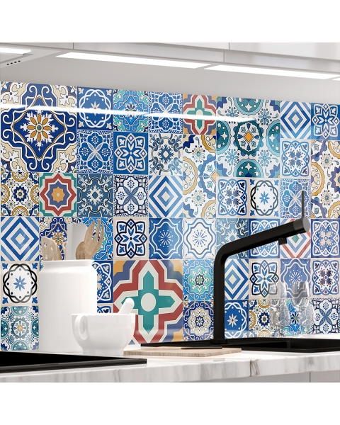 Kuechenrueckwand - MAROKKO FLIESEN - grafik