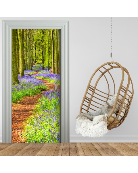 Tuertapete - WANDERWEG IM WALD - grafik