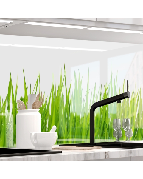 Kuechenrueckwand - WIESEN GRAS - grafik