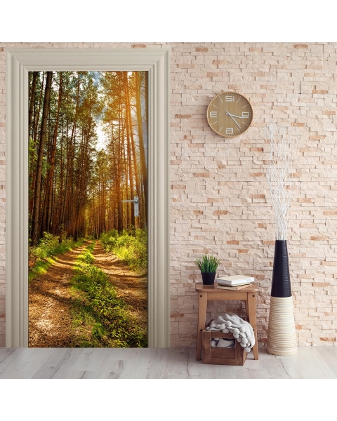 Tuertapete - WALD LICHTUNG - grafik