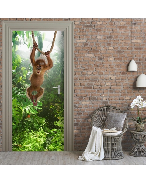 Tuertapete - AFFEN GAUDI - grafik