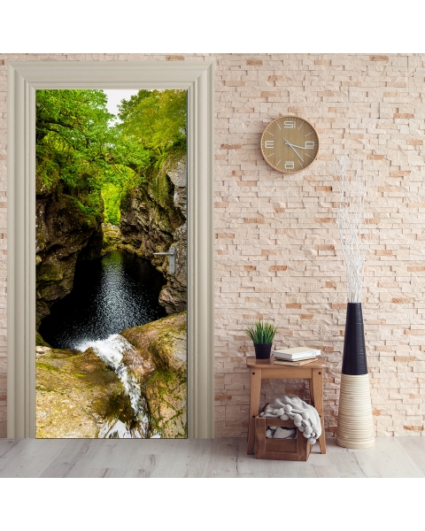 Tuertapete - RUHE & STILLE - grafik