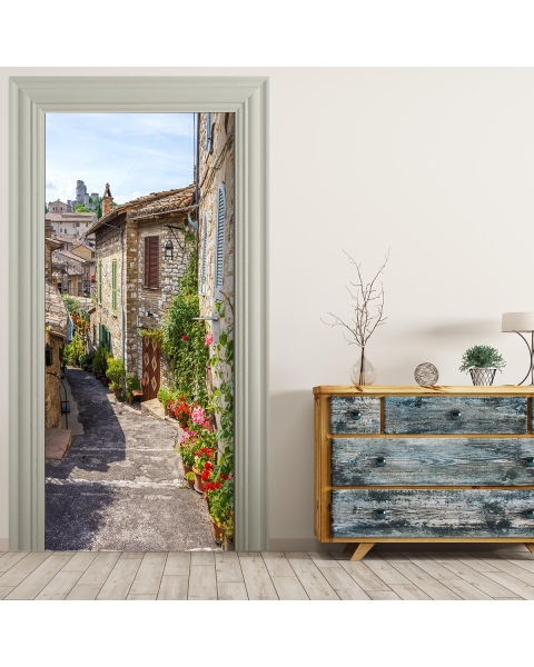Tuertapete - ITALIENISCHE GASSE TOSKANA - grafik