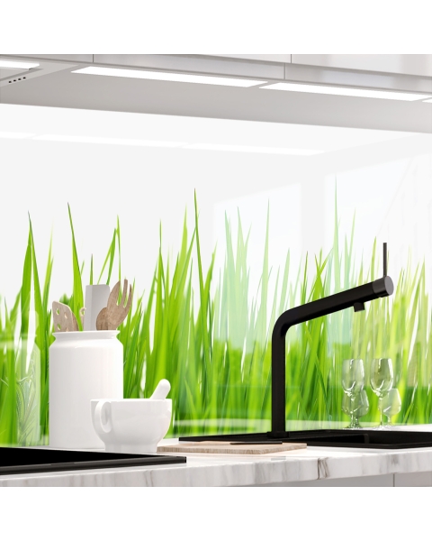 Kuechenrueckwand - WIESEN GRAS - grafik