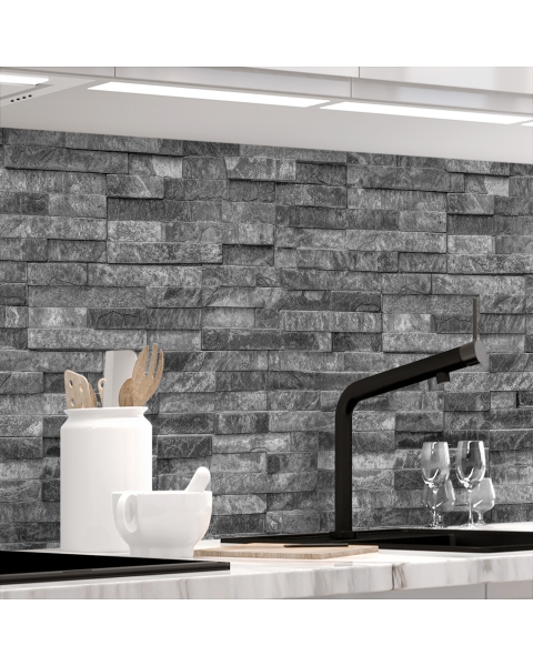 Kuechenrueckwand - STEINWAND LUXURY - grafik
