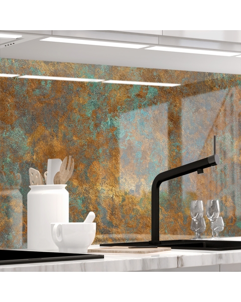 Kuechenrueckwand - VINTAGE BRONZE - grafik