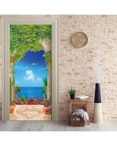 Tuertapete - AUSBLICK AM MEER - grafik