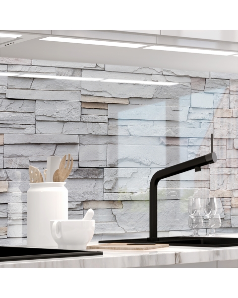 Kuechenrueckwand - BRUCH STEINWAND - grafik