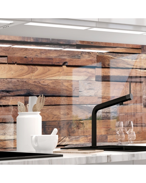 Kuechenrueckwand - IRISH WOOD - grafik