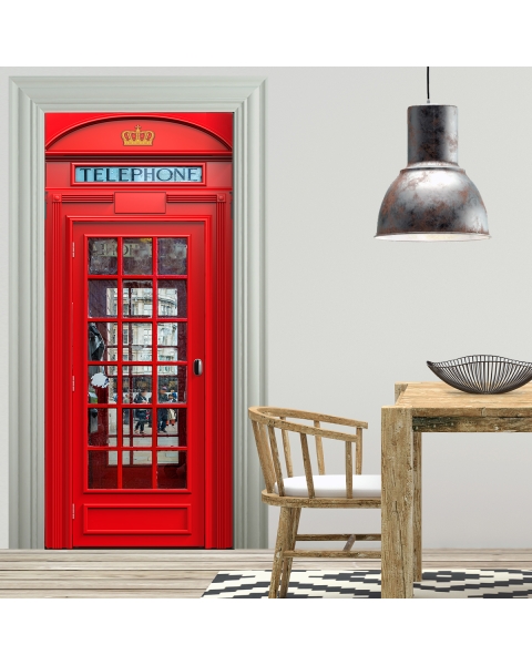 Tuertapete - LONDON TELEFONZELLE - grafik
