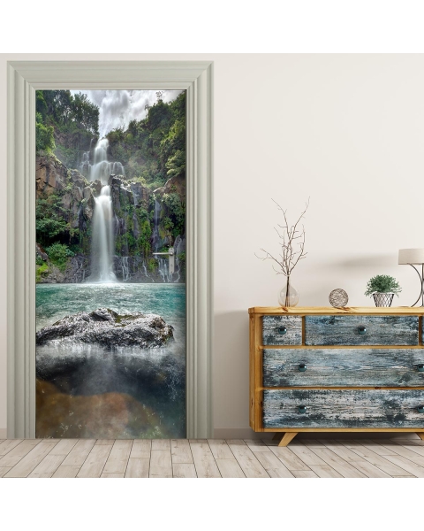 Tuertapete - LAGUNE IM WALD - grafik