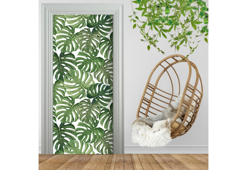 Tuertapete - JUNGLE BLaeTTER - grafik