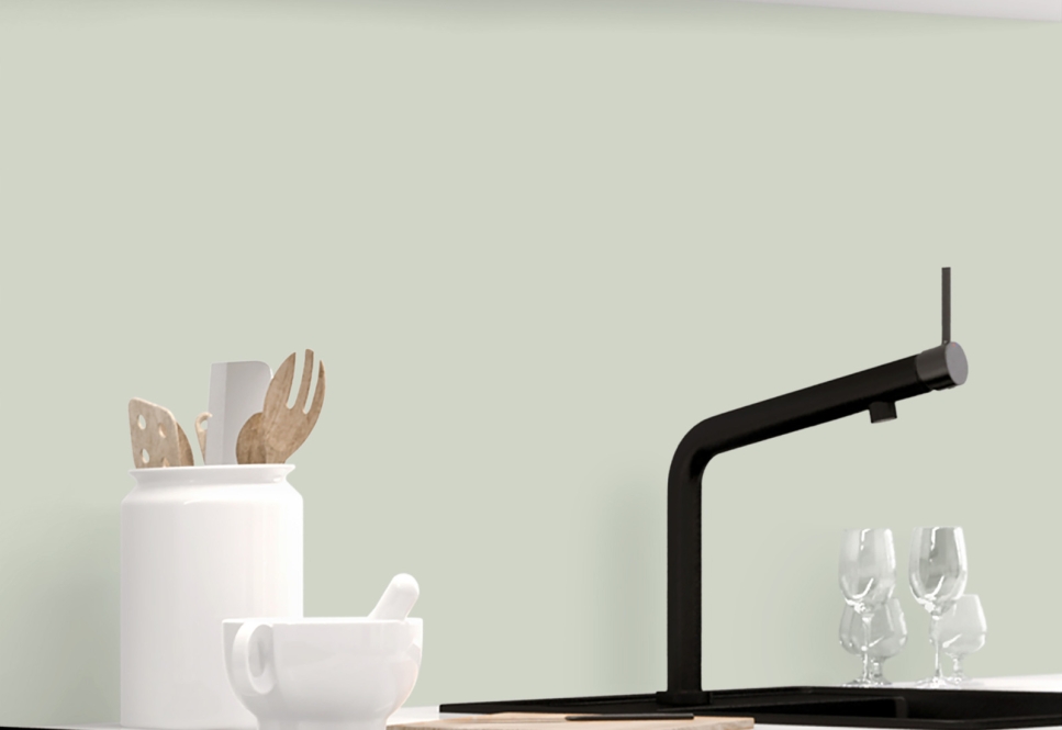 Kitchen backsplash - SAGE GREEN Kuechenrueckwand - SALBEI GRueN - grafik