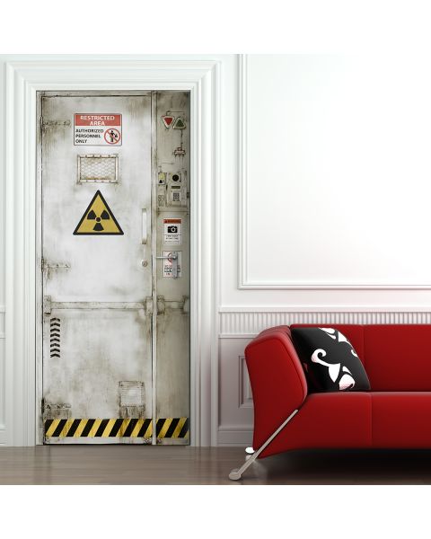 36112 Türtapete - GEFAHRENZONE-stickerprofis